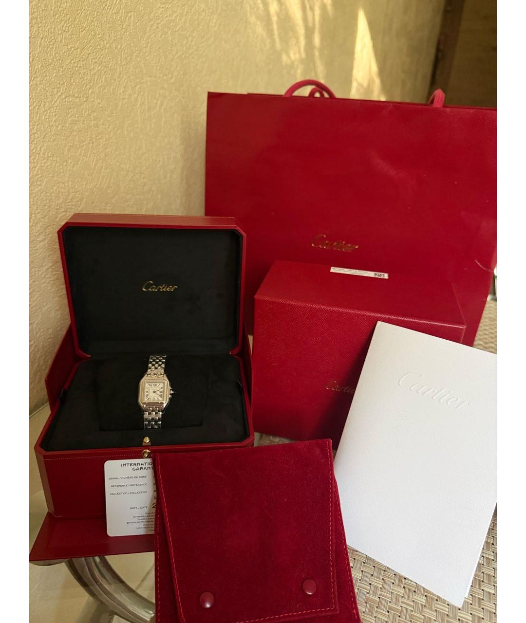 CARTIER Серебряные часы, фото 4