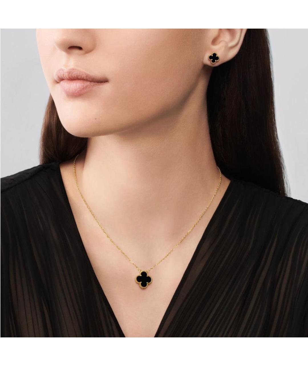 VAN CLEEF & ARPELS Черные серьги, фото 2