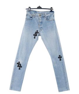 CHROME HEARTS Прямые джинсы