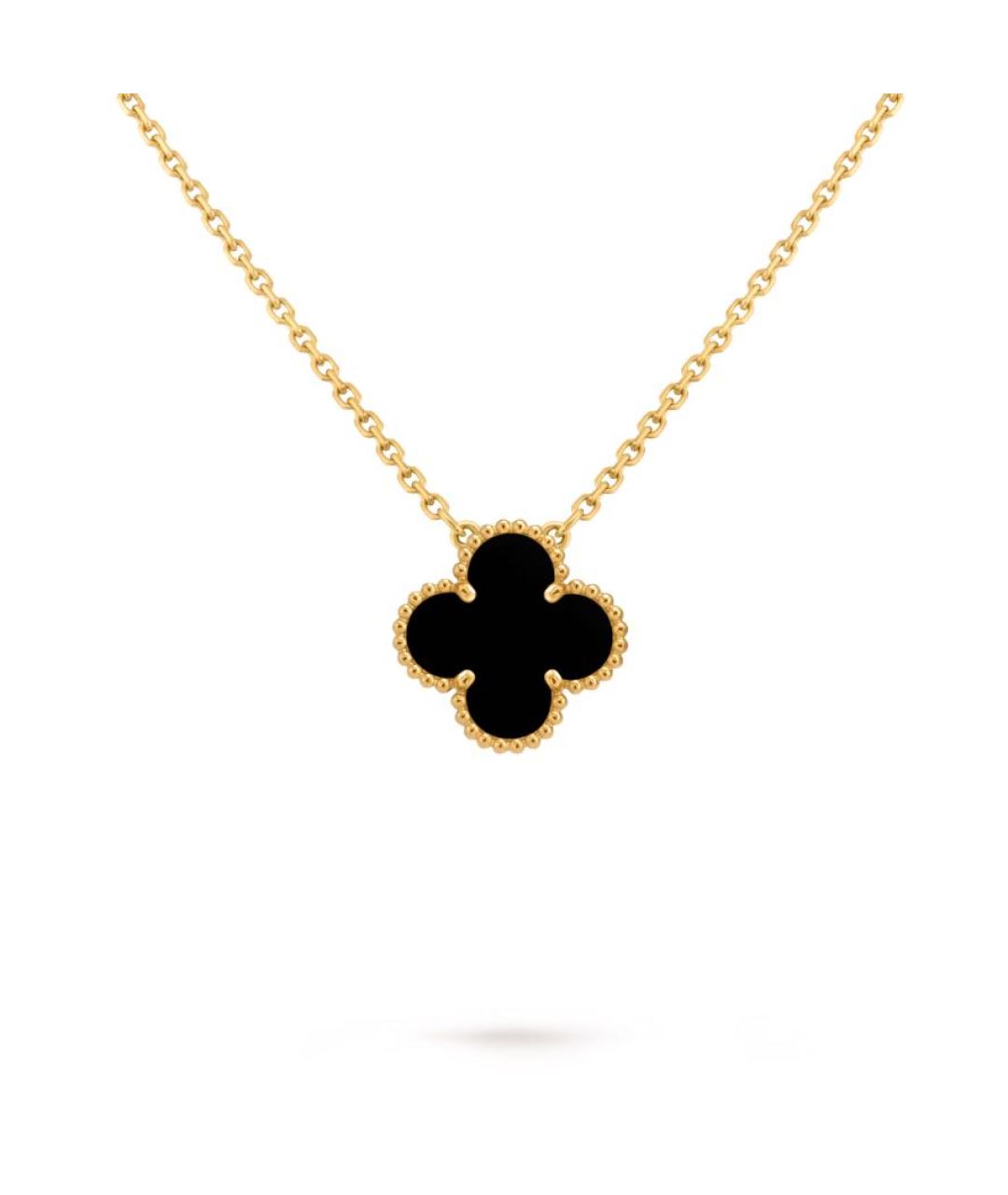 VAN CLEEF & ARPELS Черное колье из желтого золота, фото 5