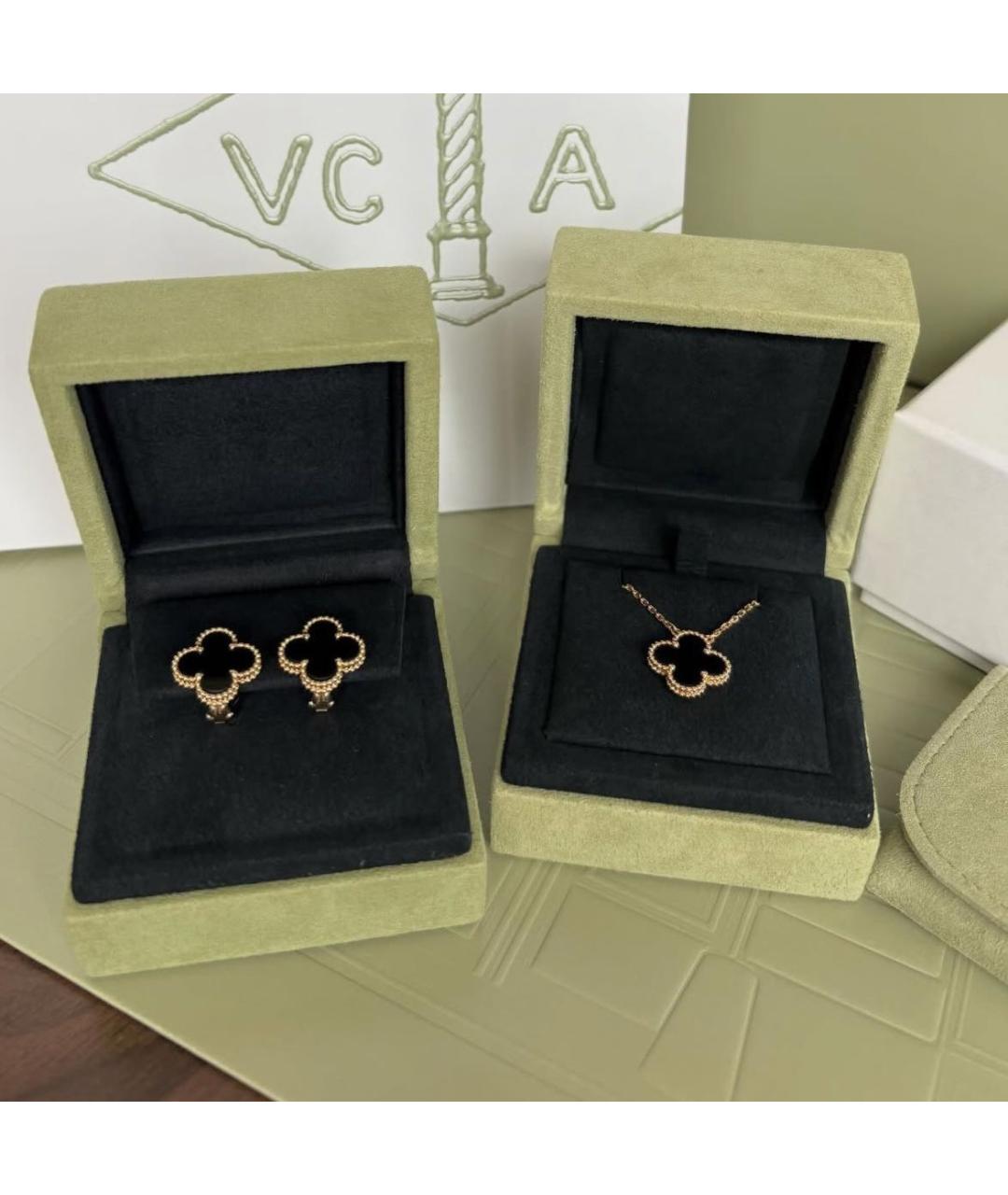VAN CLEEF & ARPELS Черное колье из желтого золота, фото 3