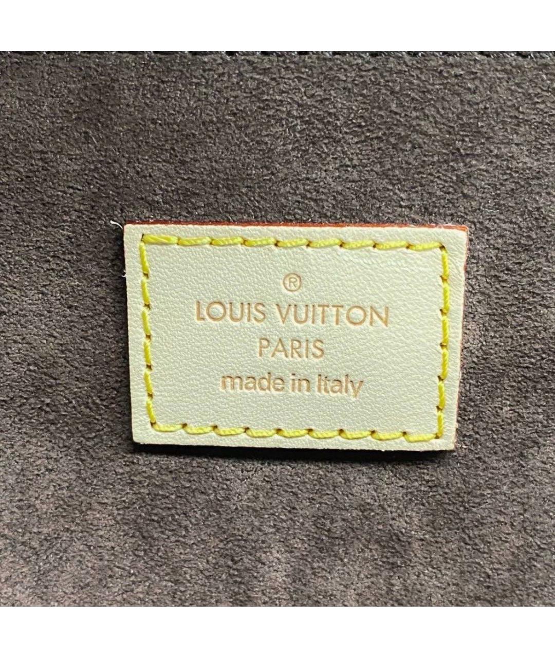 LOUIS VUITTON Коричневая сумка через плечо из канвы, фото 5