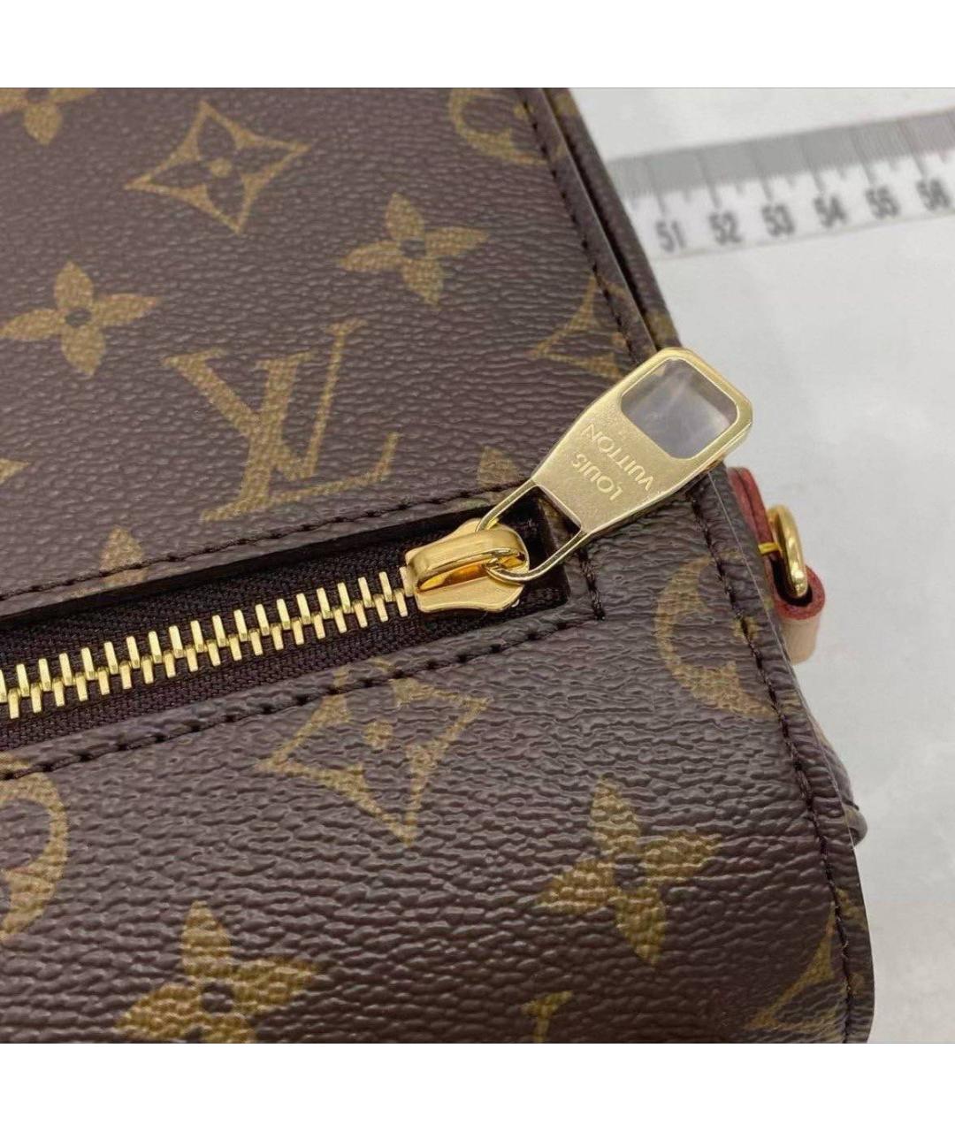 LOUIS VUITTON Коричневая сумка через плечо из канвы, фото 7