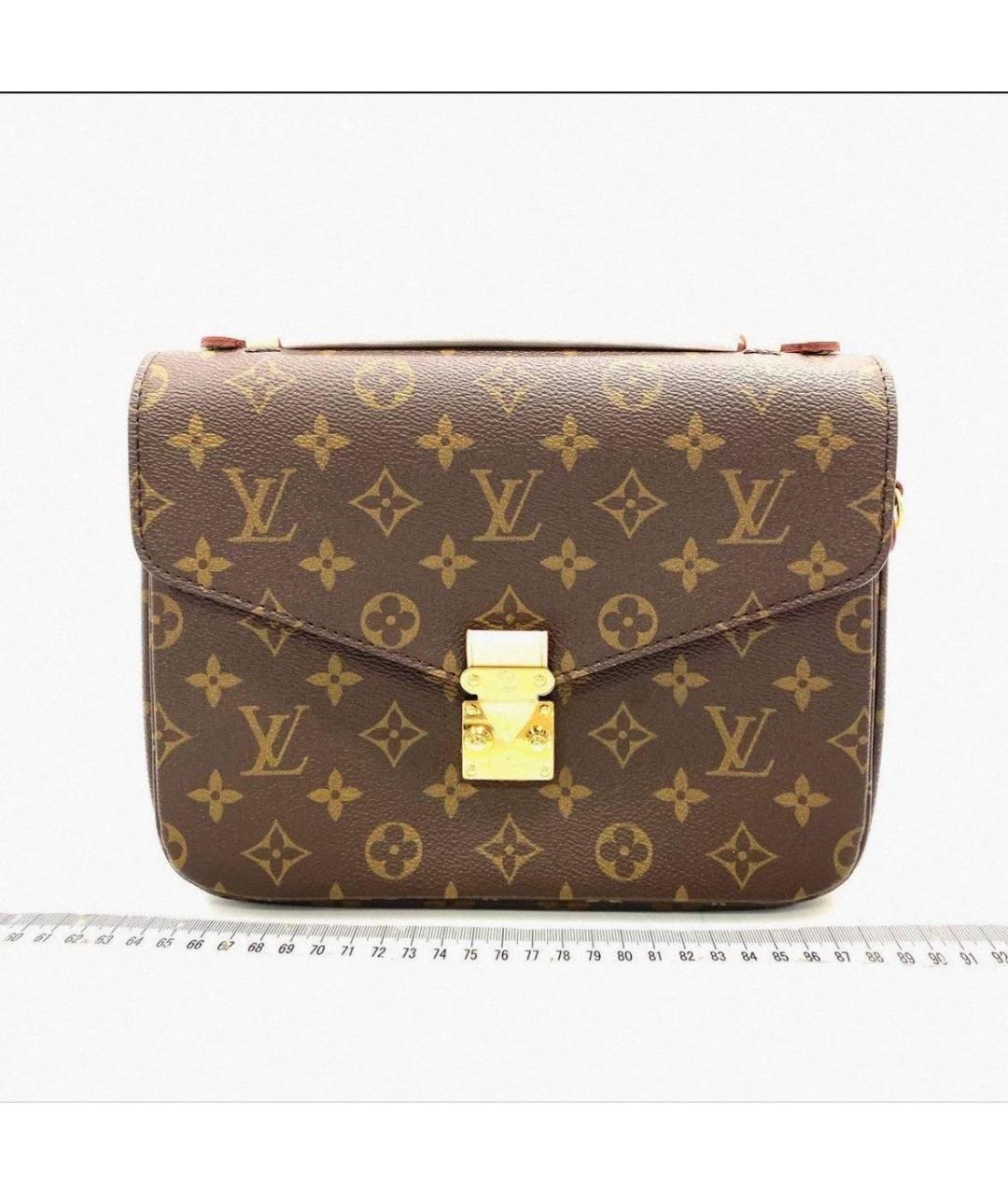 LOUIS VUITTON Коричневая сумка через плечо из канвы, фото 9