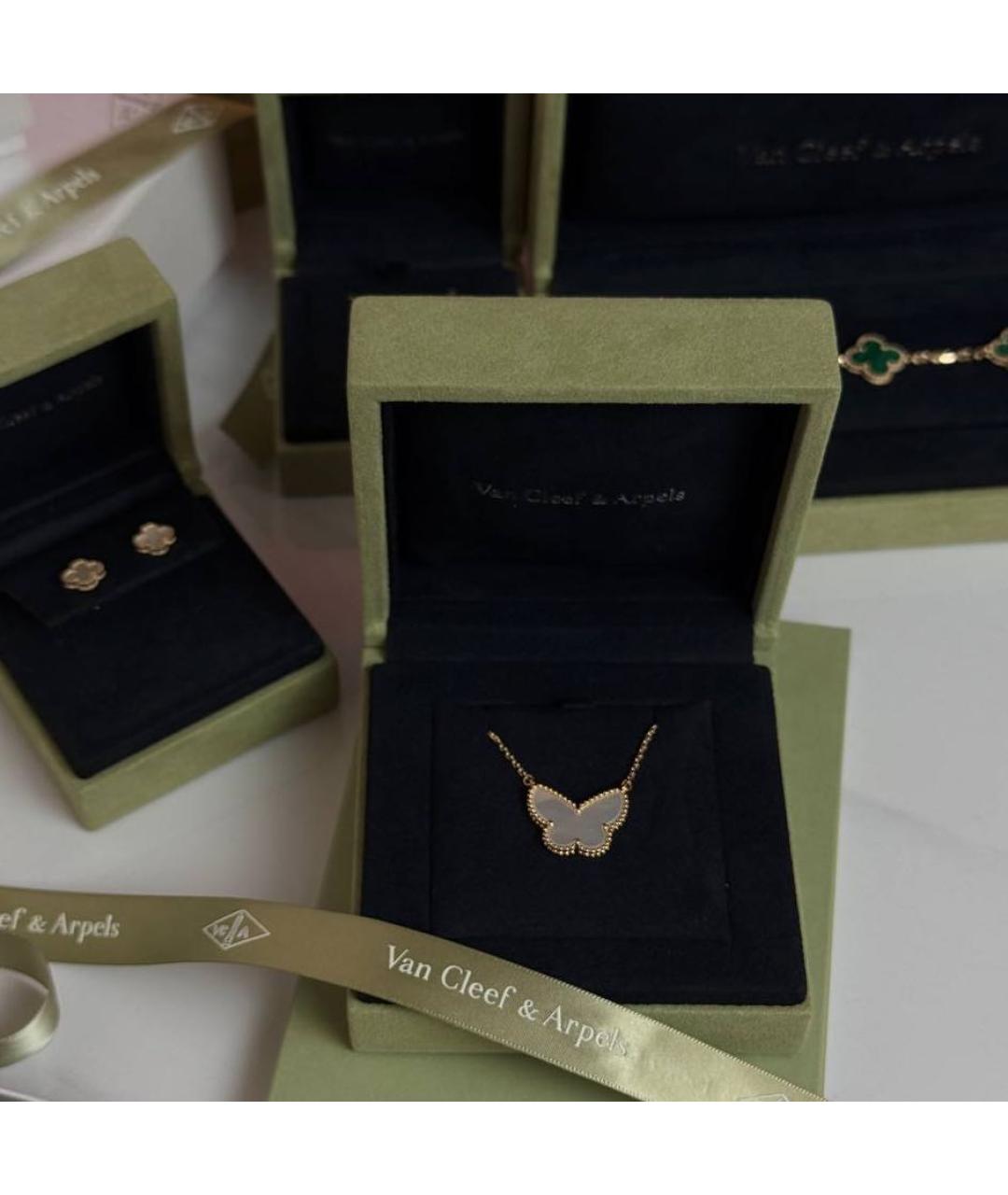 VAN CLEEF & ARPELS Белое колье из желтого золота, фото 3
