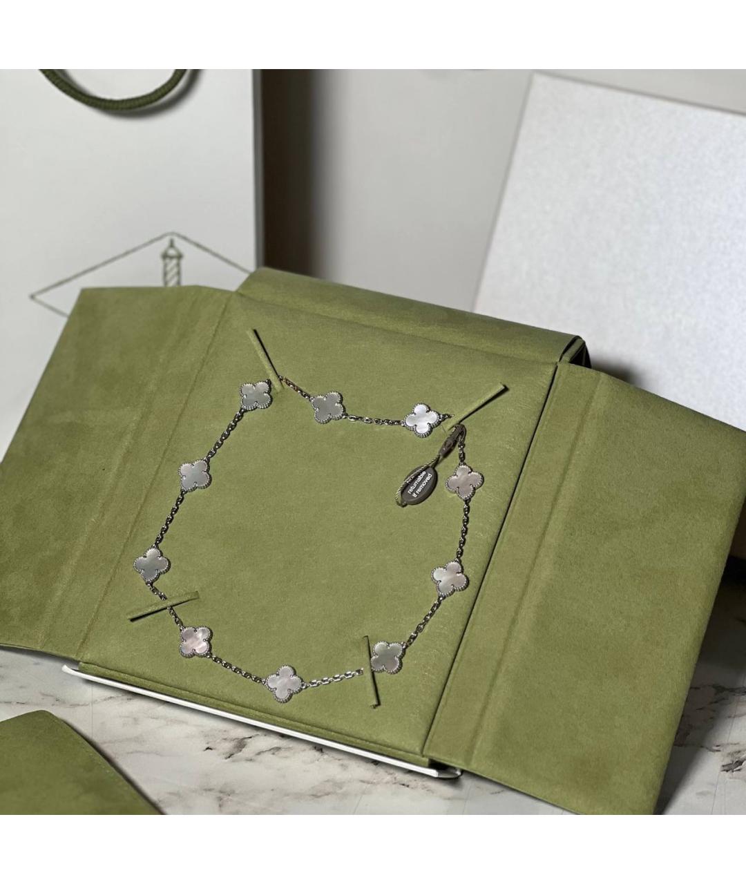 VAN CLEEF & ARPELS Белое колье из белого золота, фото 3