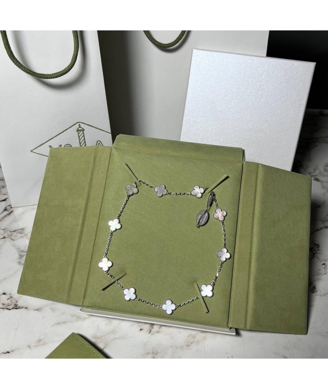 VAN CLEEF & ARPELS Белое колье из белого золота, фото 2