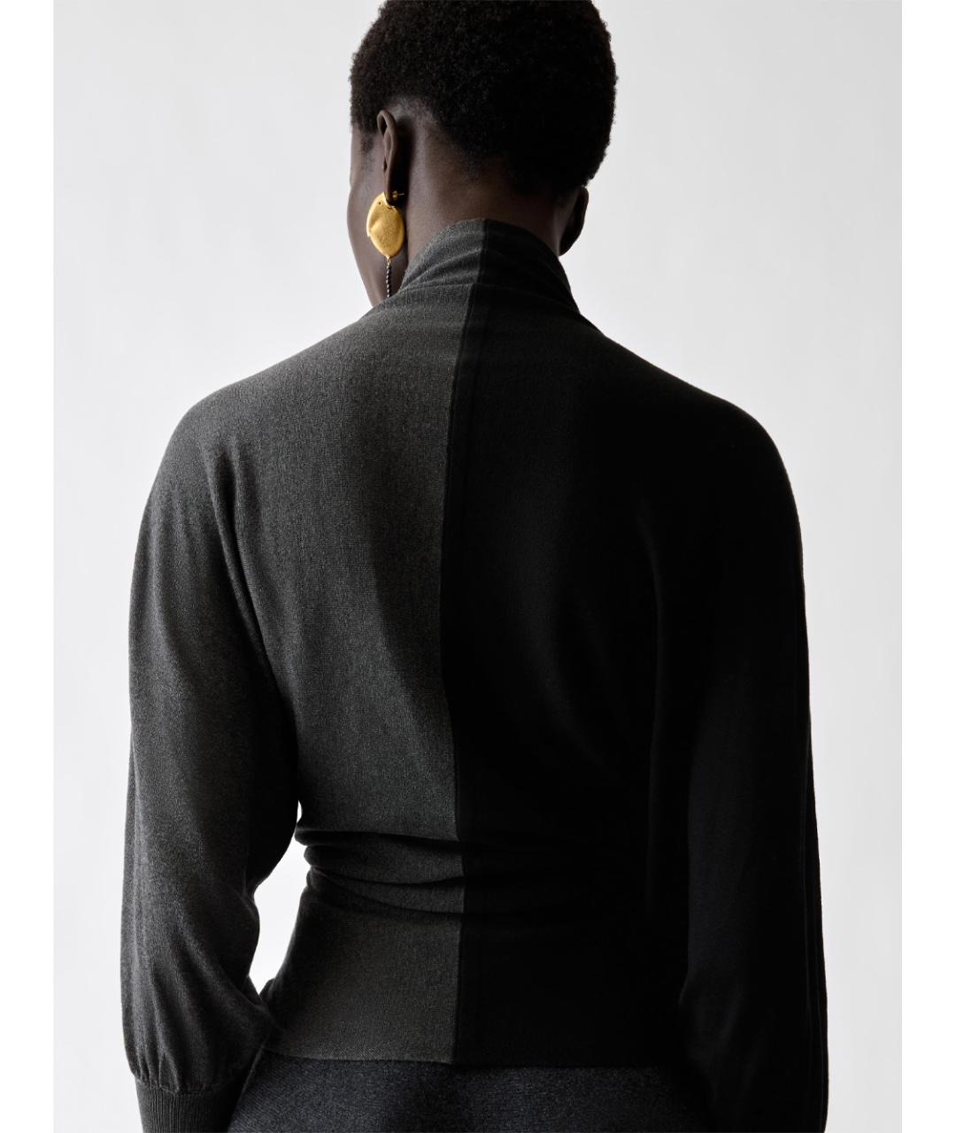 JACQUEMUS Мульти шелковая водолазка, фото 4