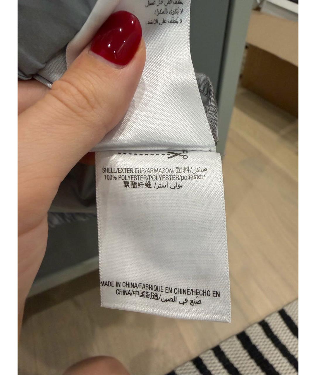 JUICY COUTURE Серебряная полиэстеровая спортивная куртка, фото 3