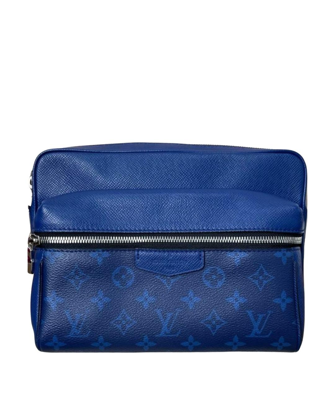LOUIS VUITTON Синяя кожаная сумка через плечо, фото 1