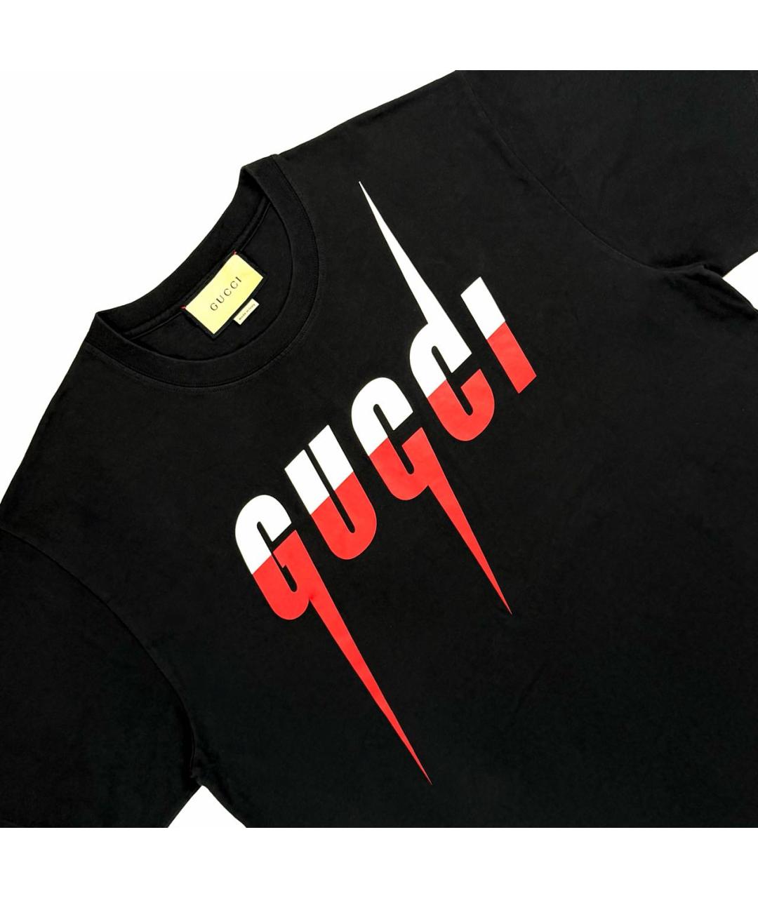 GUCCI Черная футболка, фото 2