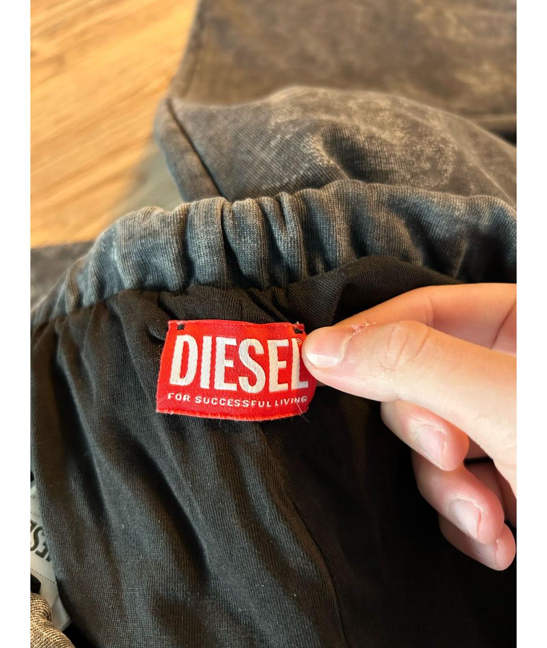 DIESEL Бежевые хлопковые повседневные брюки, фото 3