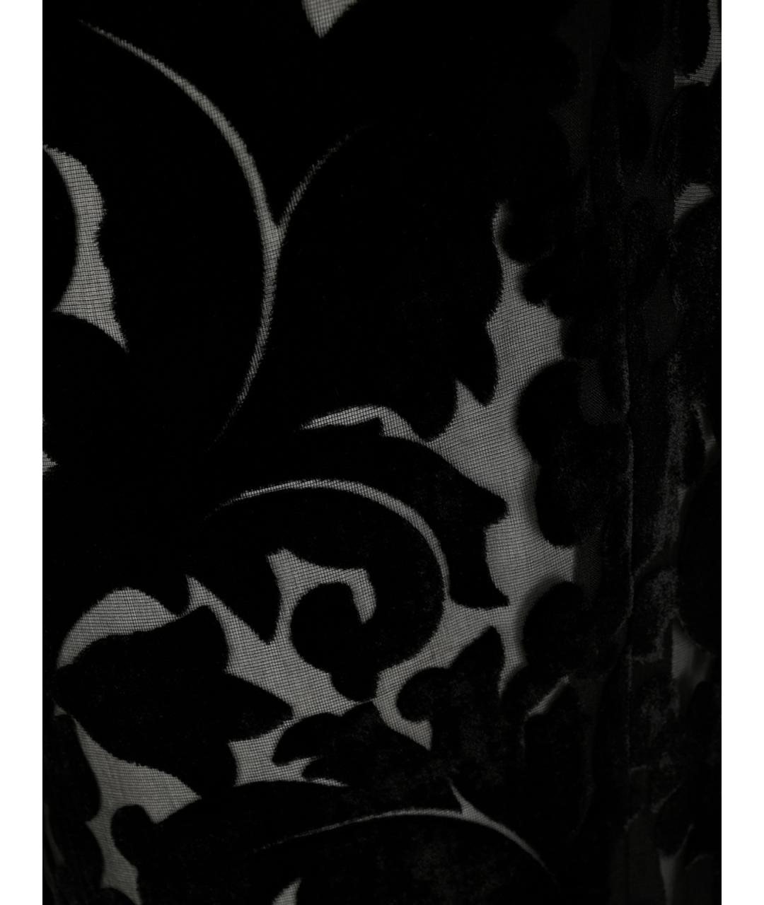 GUCCI Черные вискозные брюки широкие, фото 3