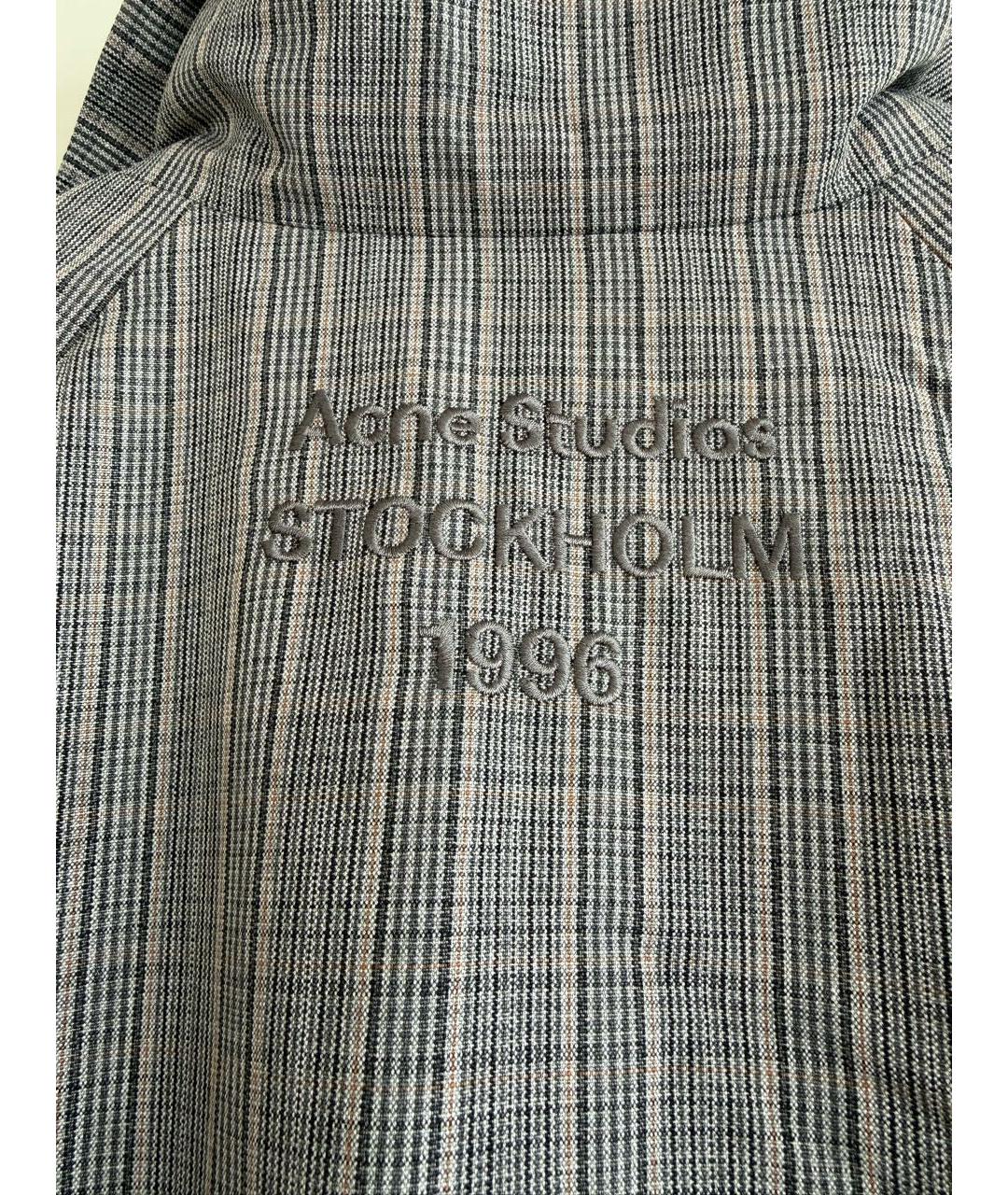 ACNE STUDIOS Серая полиэстеровая куртка, фото 3
