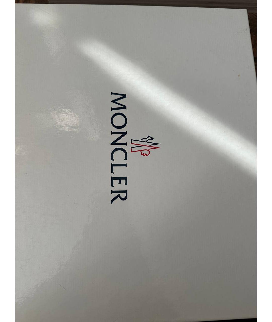 MONCLER Черные замшевые ботинки, фото 3