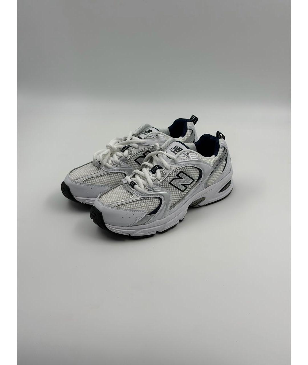 NEW BALANCE Белые текстильные кроссовки, фото 7