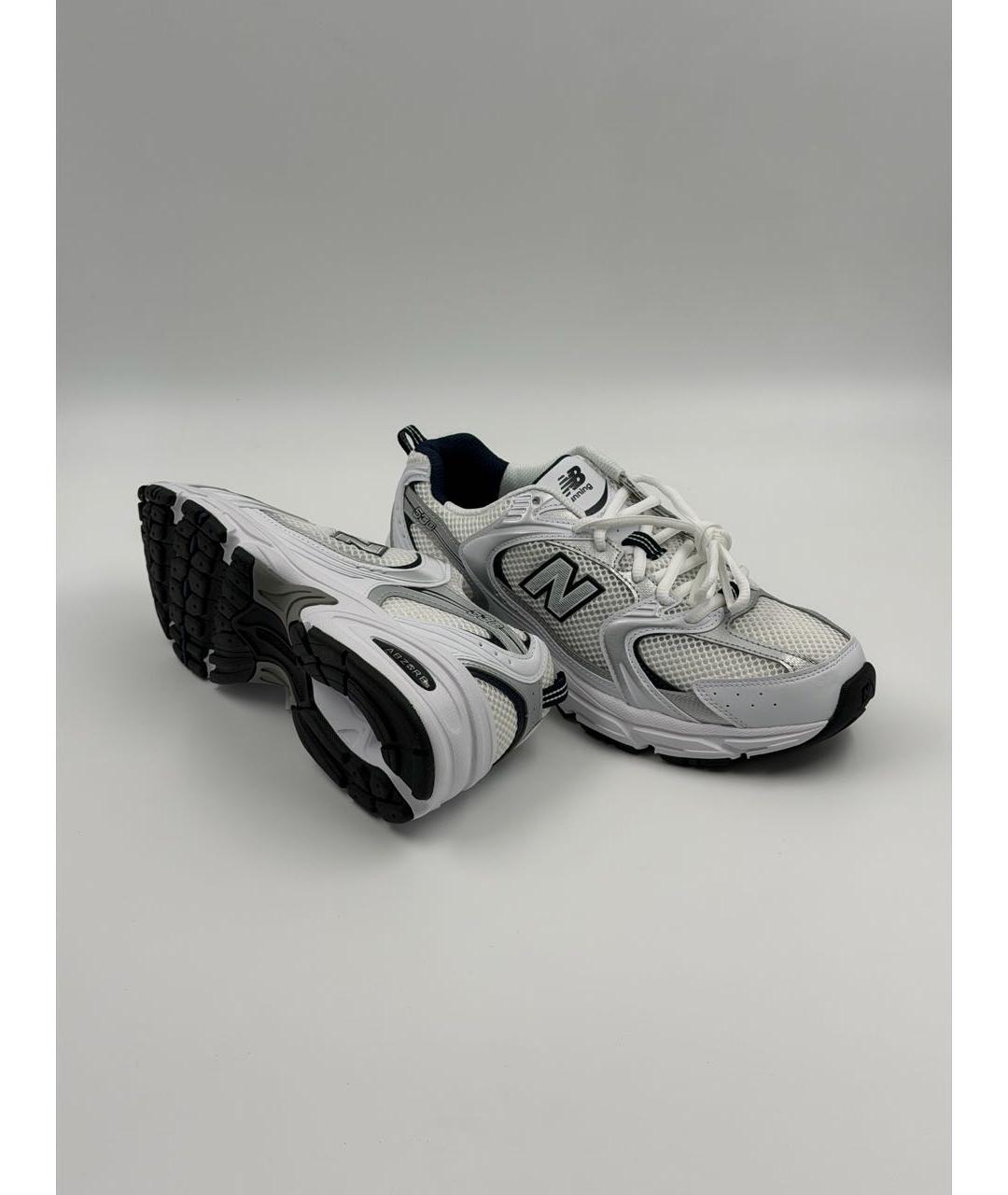 NEW BALANCE Белые текстильные кроссовки, фото 8