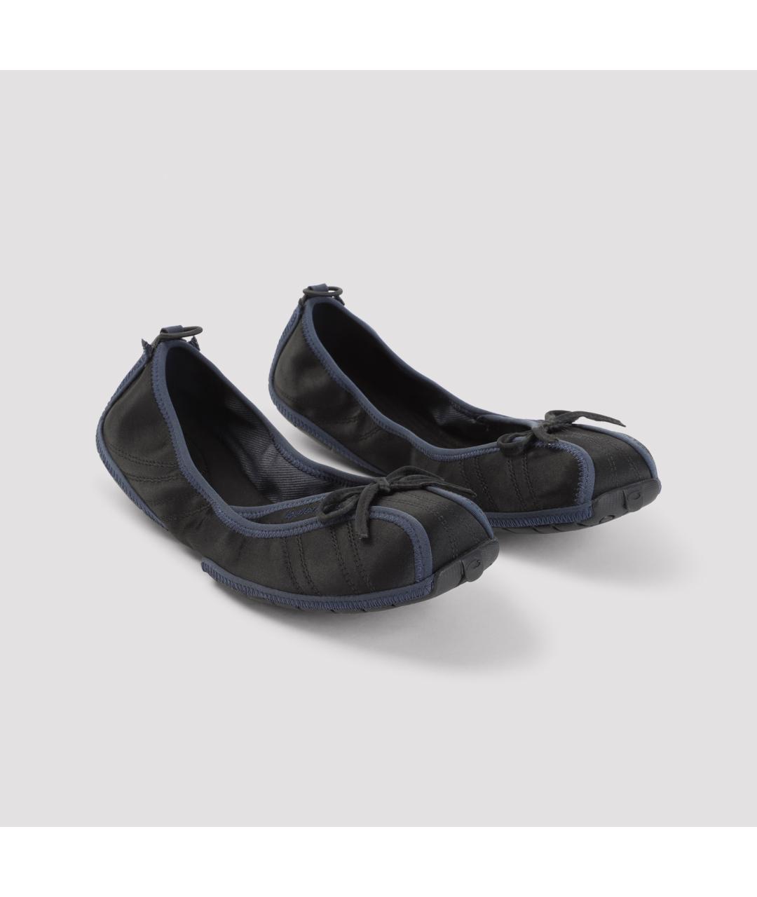 BALENCIAGA Черные синтетические балетки, фото 3
