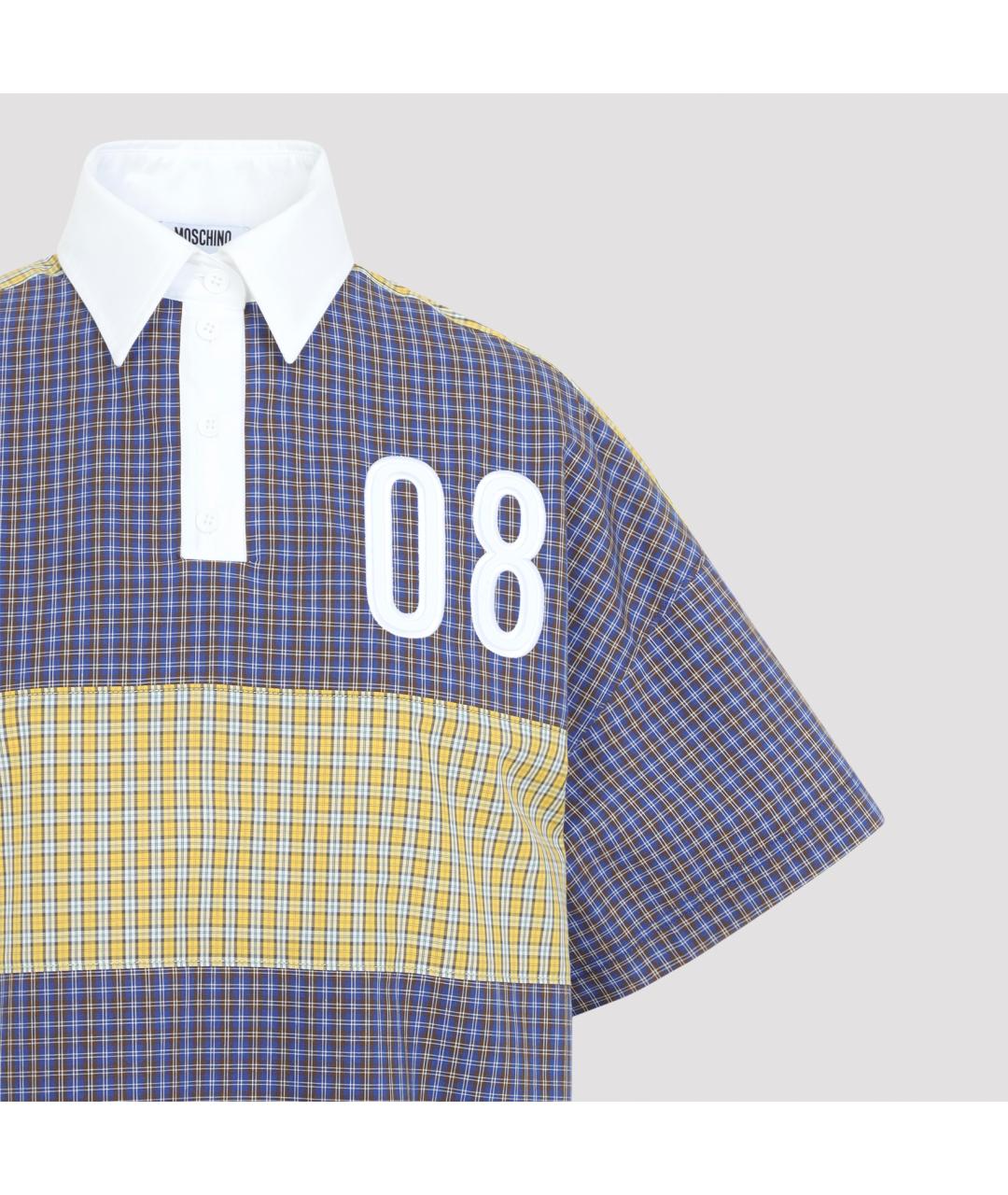 MOSCHINO Мульти хлопковая рубашка, фото 3