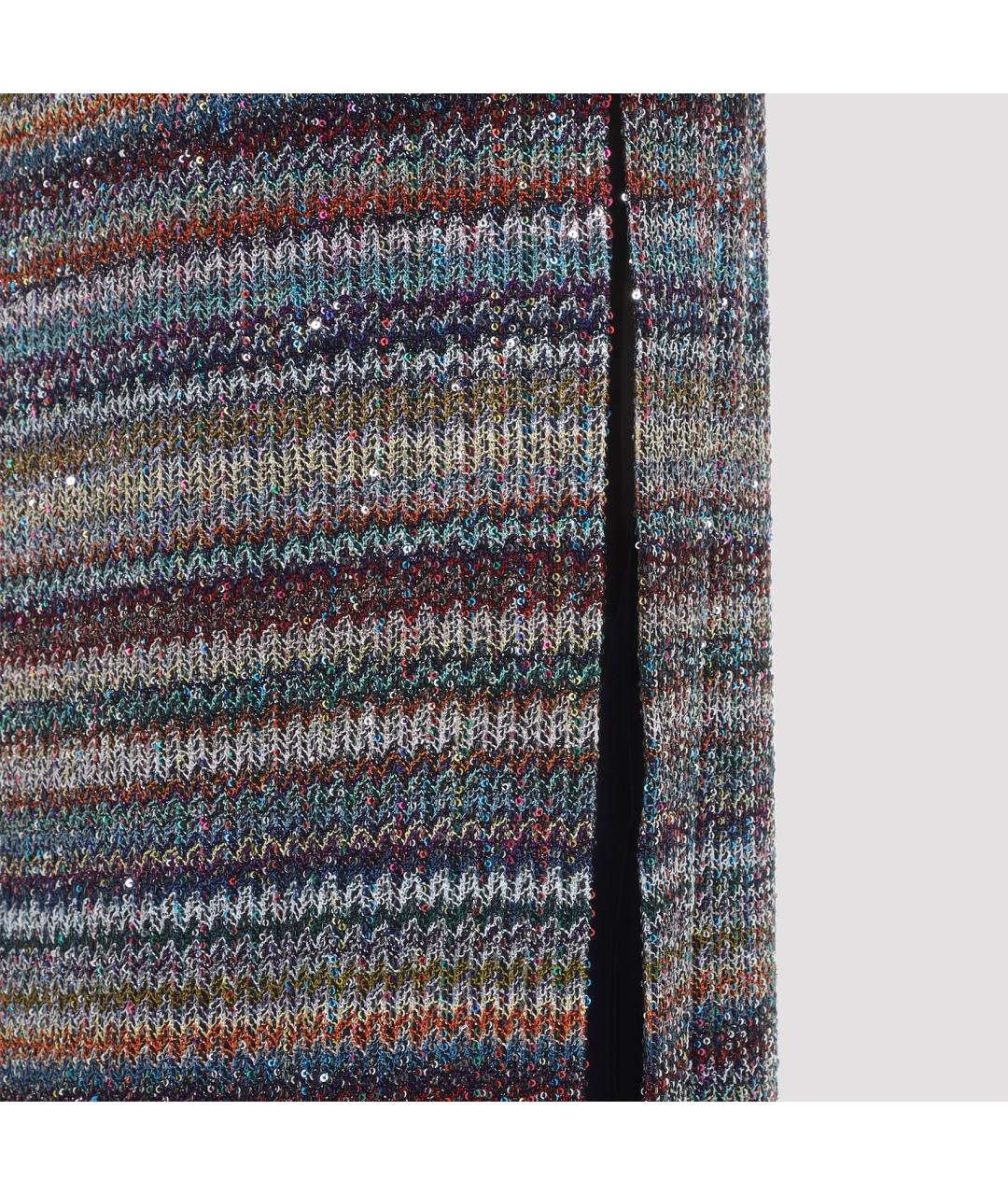MISSONI Мульти вискозное повседневное платье, фото 4