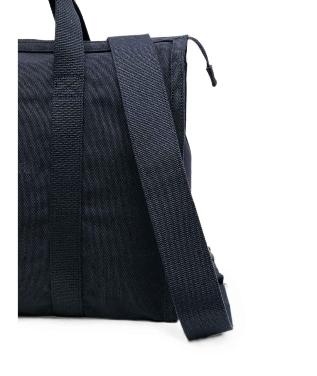A.P.C. Синяя тканевая сумка тоут, фото 3