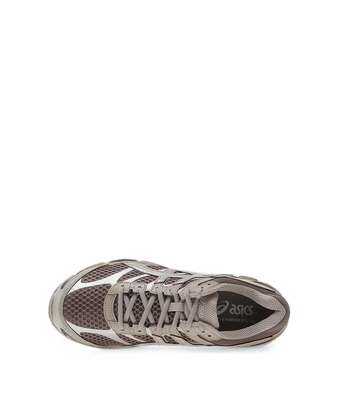 ASICS Коричневые текстильные низкие кроссовки / кеды, фото 2