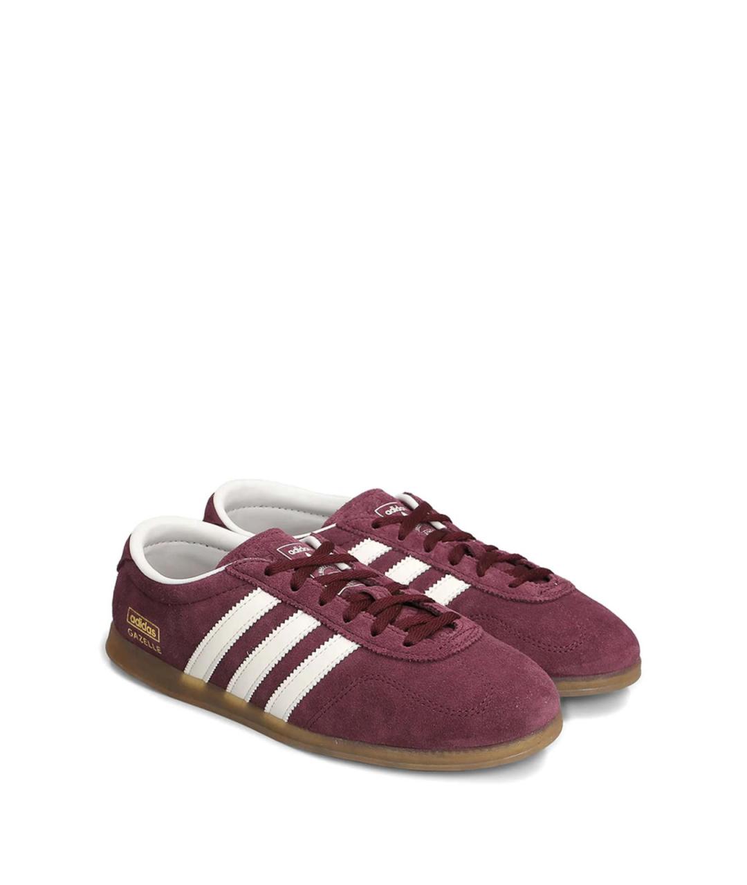 ADIDAS Бордовые замшевые кеды, фото 2