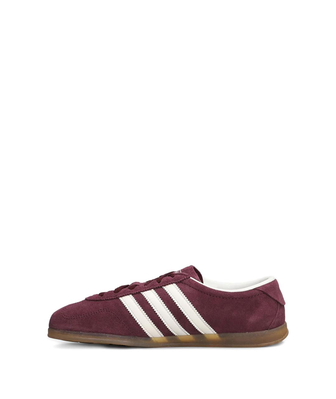 ADIDAS Бордовые замшевые кеды, фото 3
