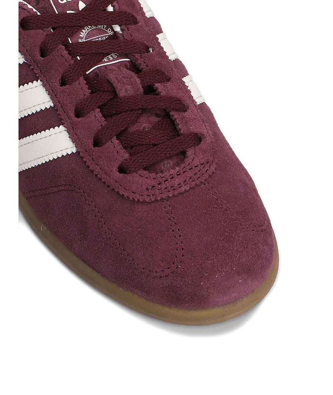 ADIDAS Бордовые замшевые кеды, фото 4