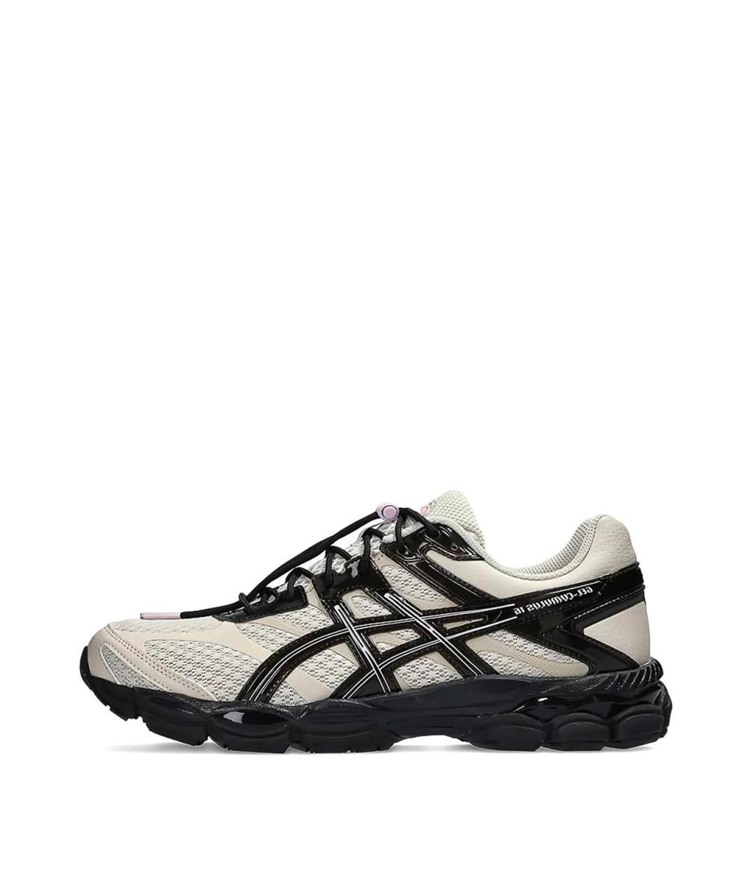 ASICS Бежевые текстильные низкие кроссовки / кеды, фото 3