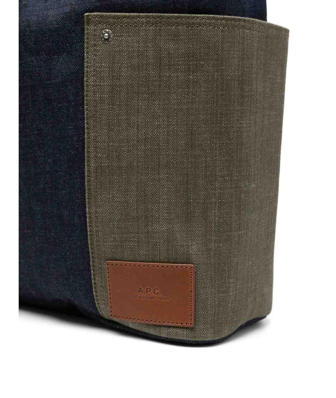 A.P.C. Мульти тканевая сумка тоут, фото 4