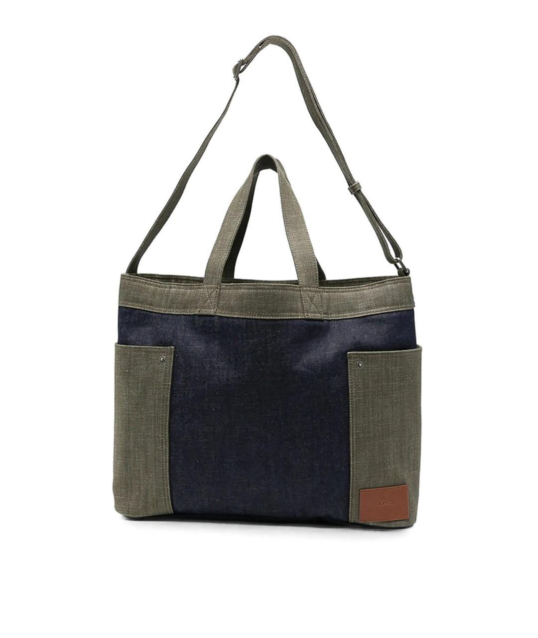 A.P.C. Мульти тканевая сумка тоут, фото 1