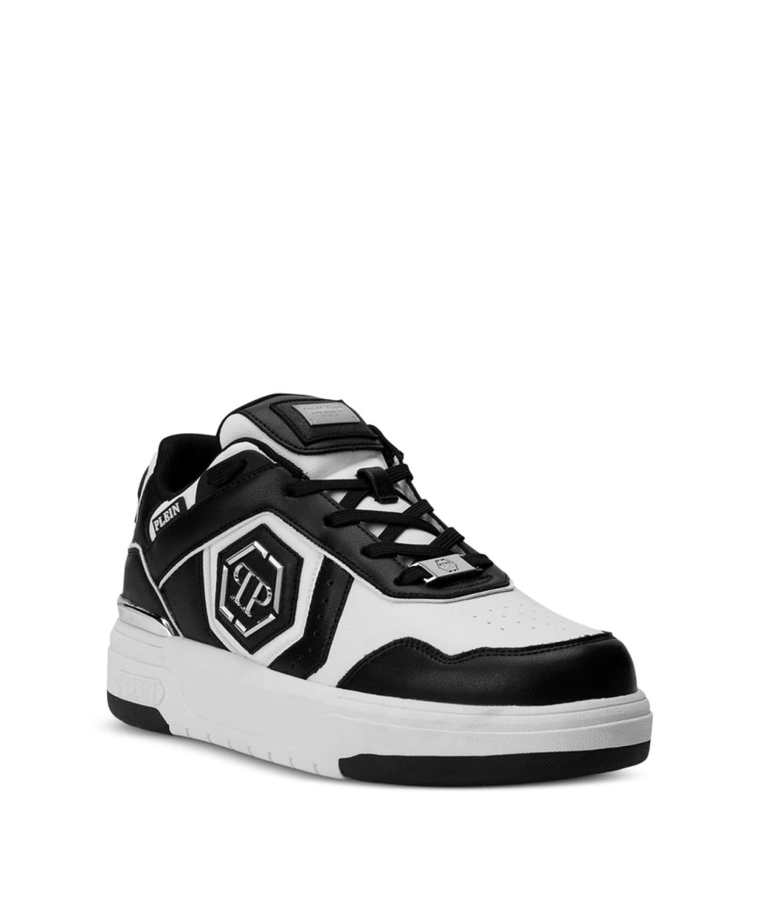 PHILIPP PLEIN Мульти кожаные низкие кроссовки / кеды, фото 3