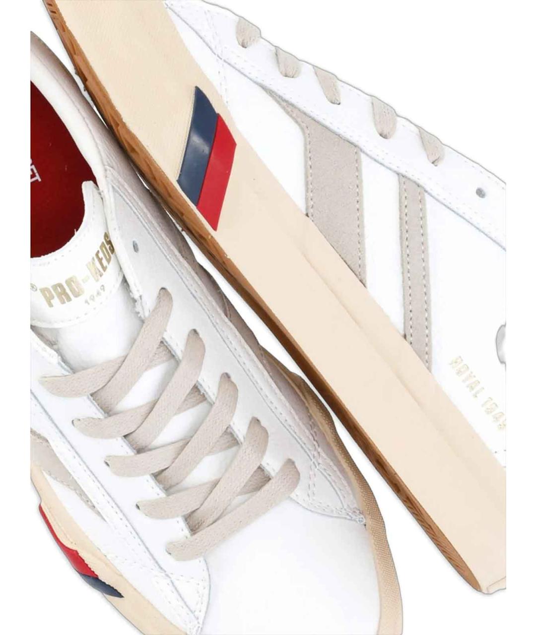 PRO-KEDS Белые кожаные кеды, фото 4