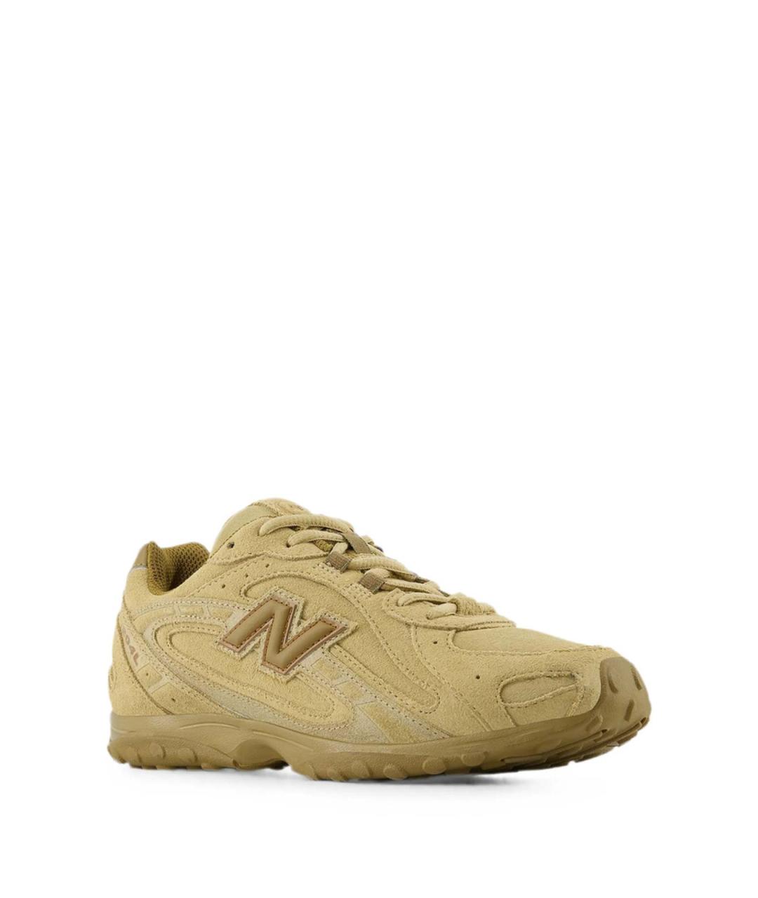 NEW BALANCE Бежевые замшевые кроссовки, фото 4
