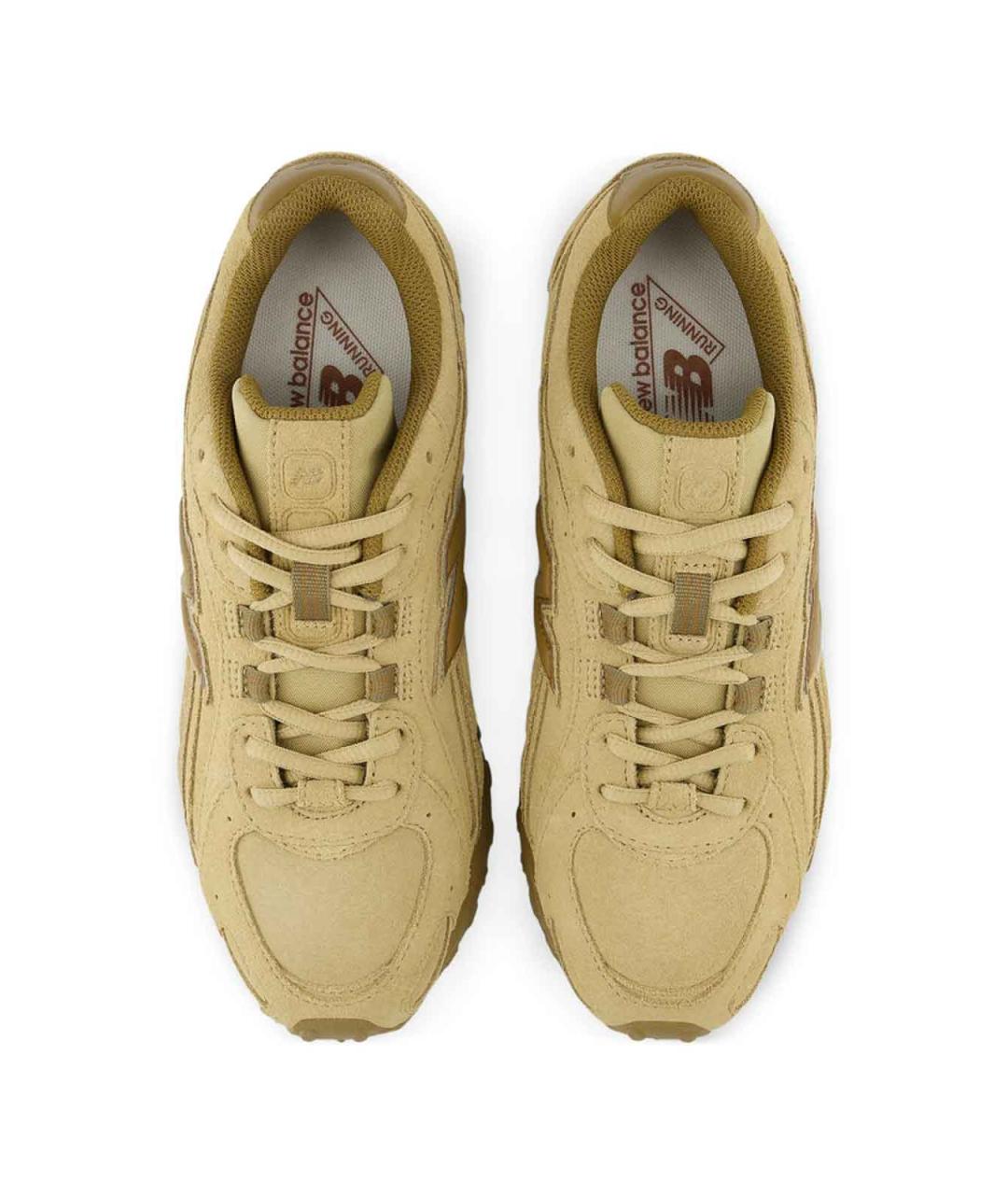 NEW BALANCE Бежевые замшевые кроссовки, фото 6