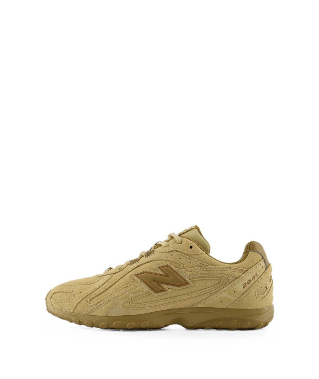 NEW BALANCE Бежевые замшевые кроссовки, фото 2