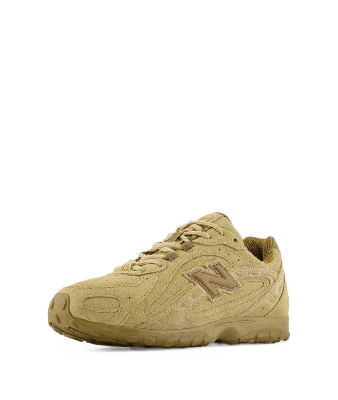 NEW BALANCE Бежевые замшевые кроссовки, фото 3