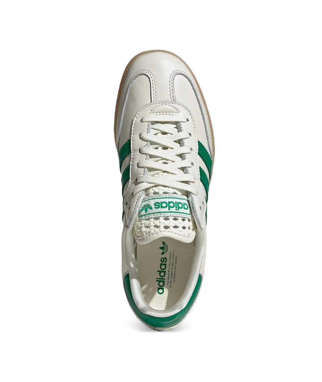 ADIDAS Белые кожаные кеды, фото 5