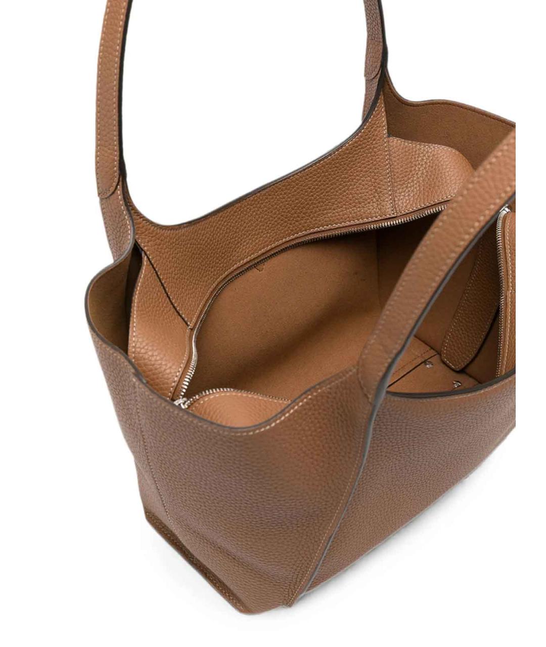 TOD'S Коричневая кожаная сумка через плечо, фото 3