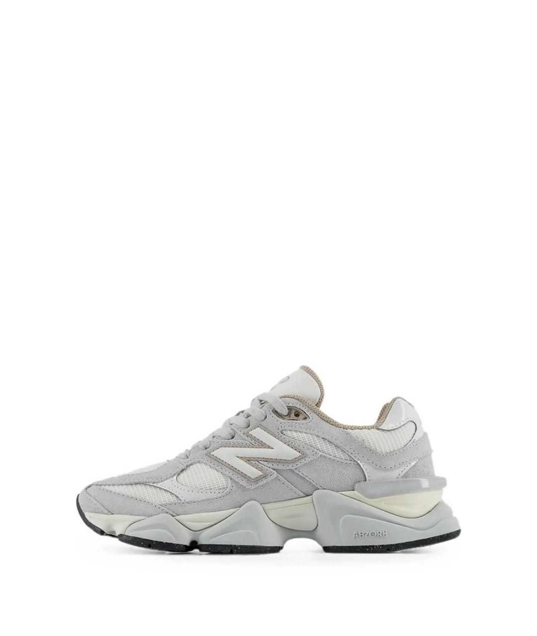 NEW BALANCE Серые замшевые кроссовки, фото 4