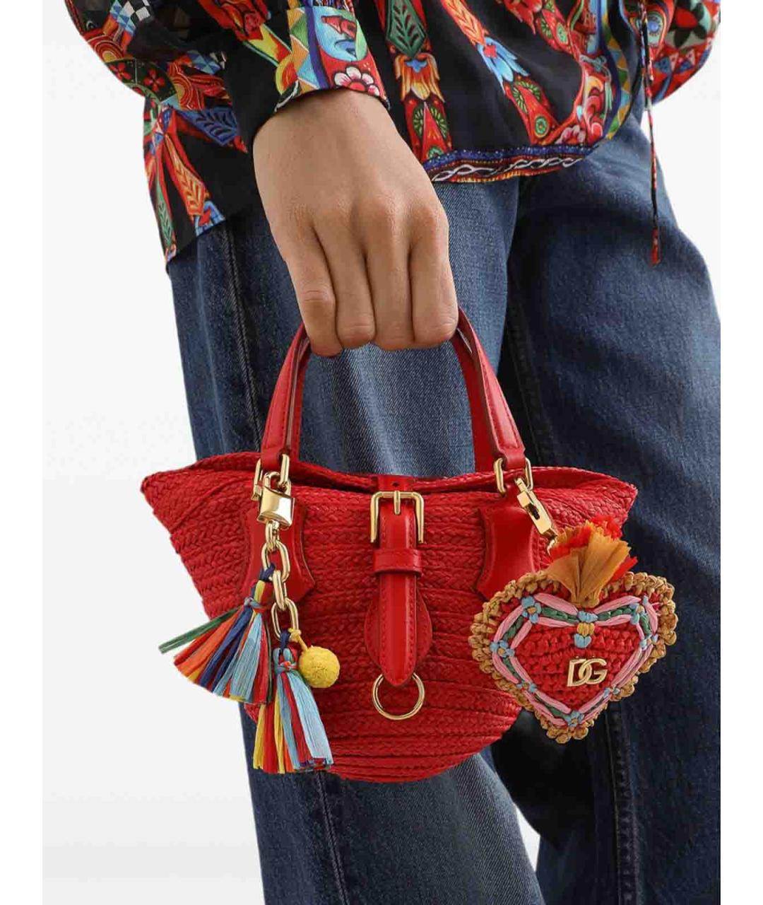 DOLCE&GABBANA Красный брелок, фото 2