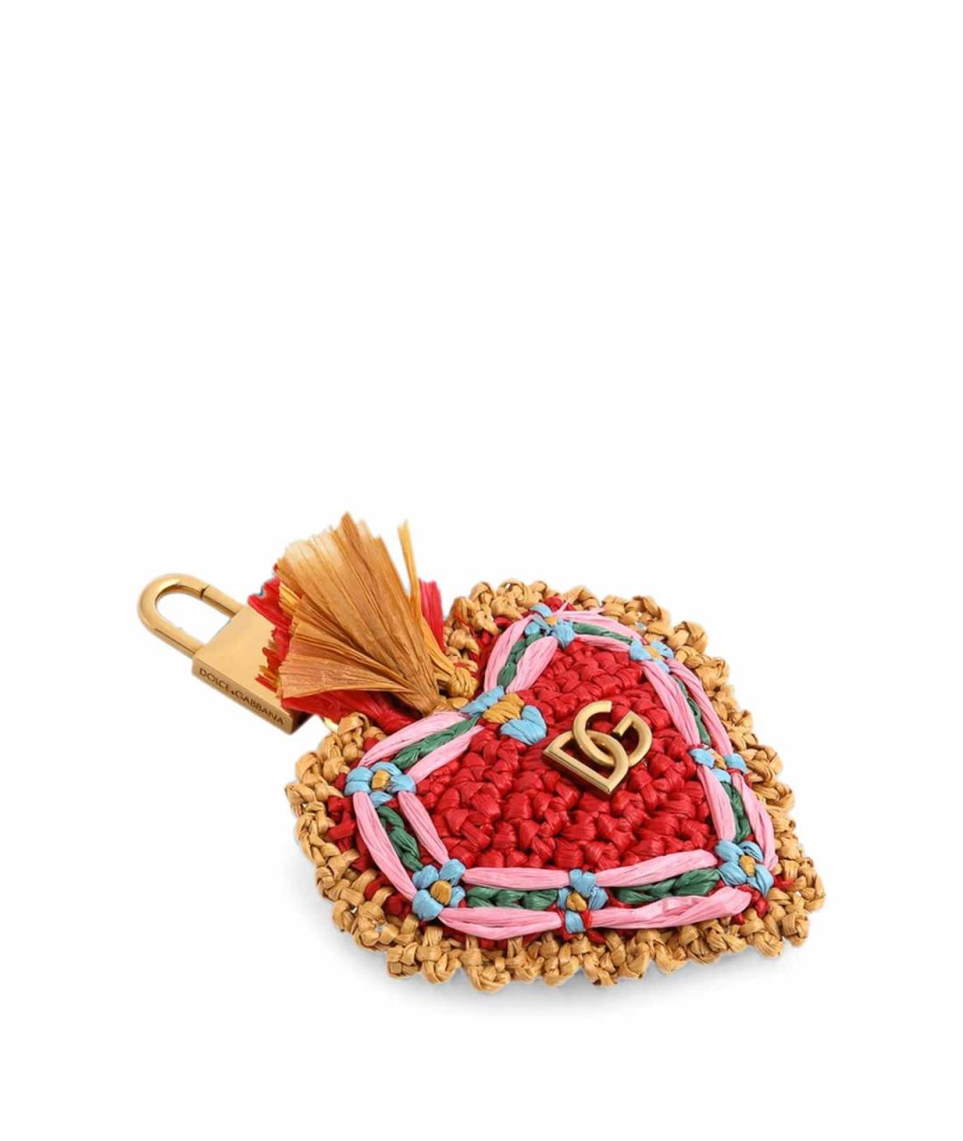 DOLCE&GABBANA Красный брелок, фото 3