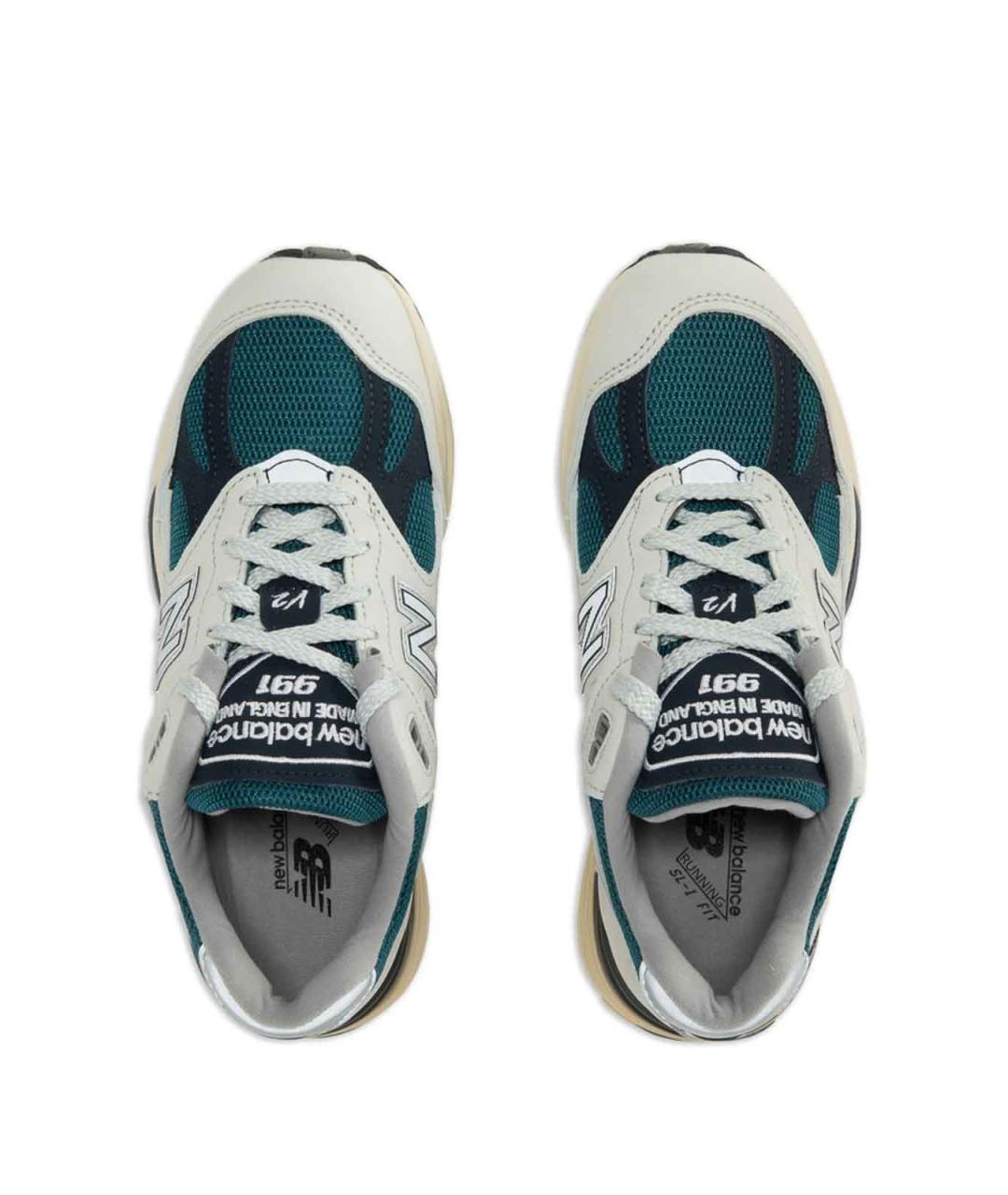 NEW BALANCE Белые резиновые низкие кроссовки / кеды, фото 4
