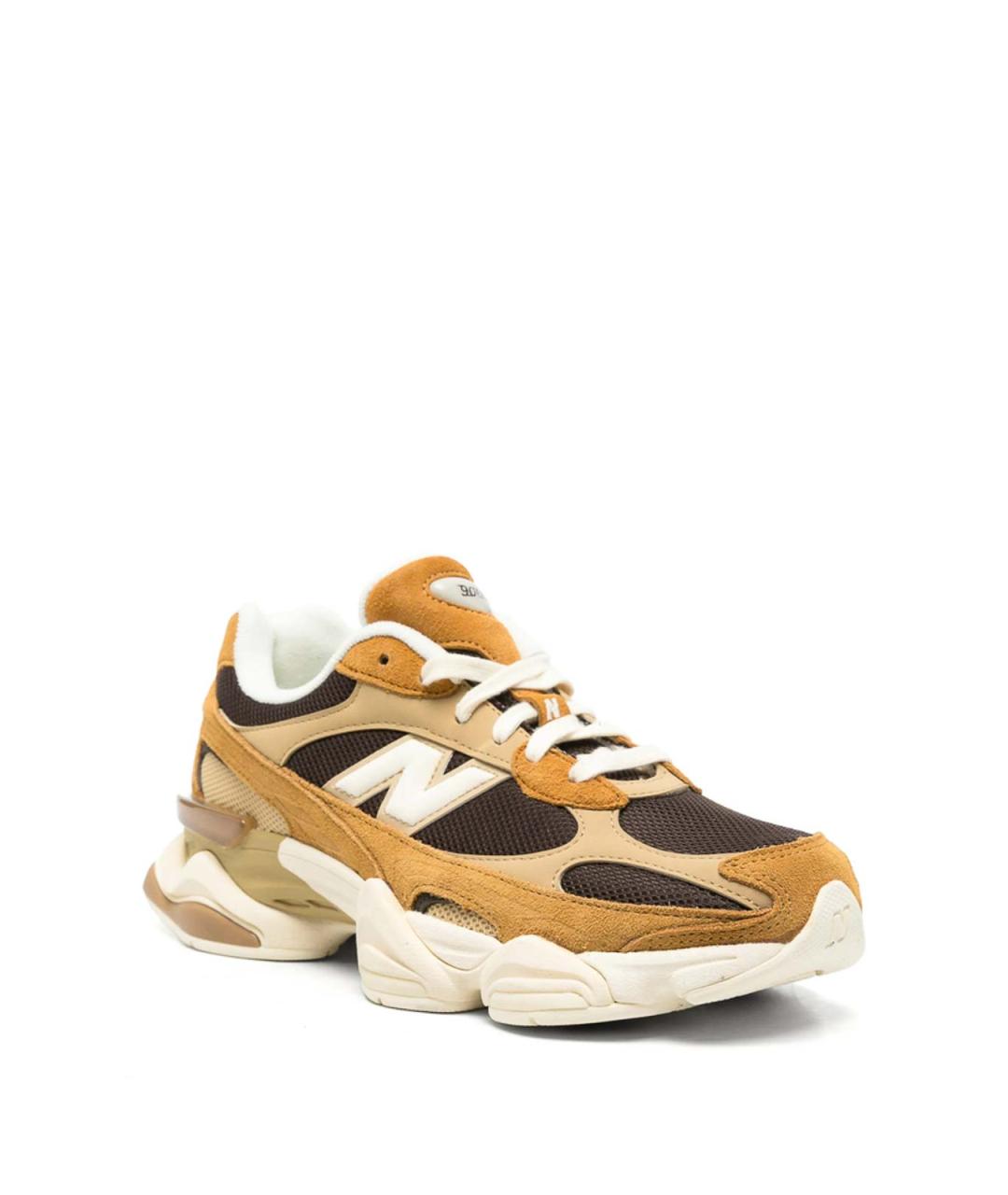 NEW BALANCE Коричневые замшевые низкие кроссовки / кеды, фото 4