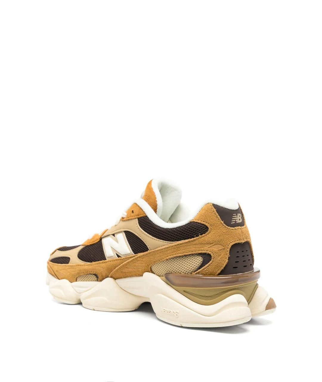 NEW BALANCE Коричневые замшевые низкие кроссовки / кеды, фото 2