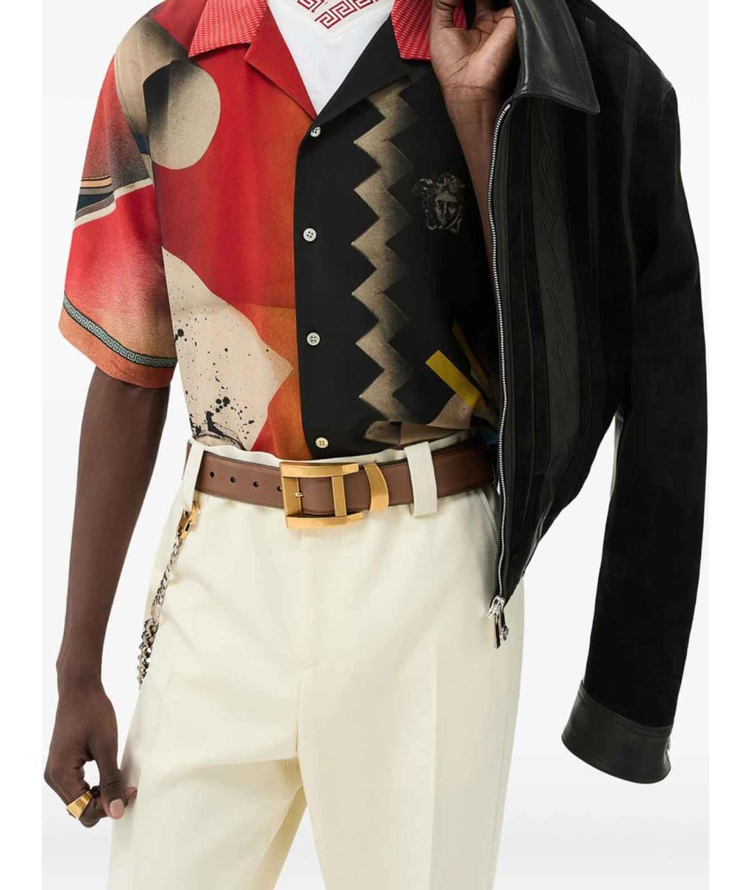 VERSACE Красная кэжуал рубашка, фото 3