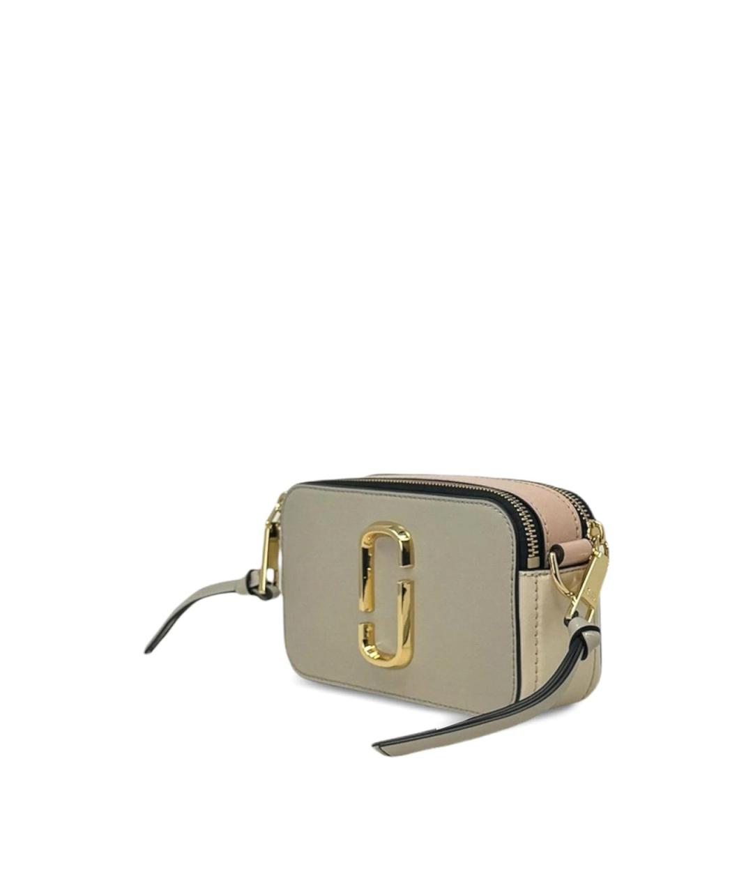 MARC JACOBS Бежевая кожаная сумка через плечо, фото 2