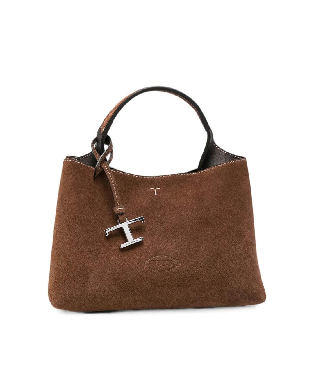 TOD'S Коричневая сумка через плечо, фото 1