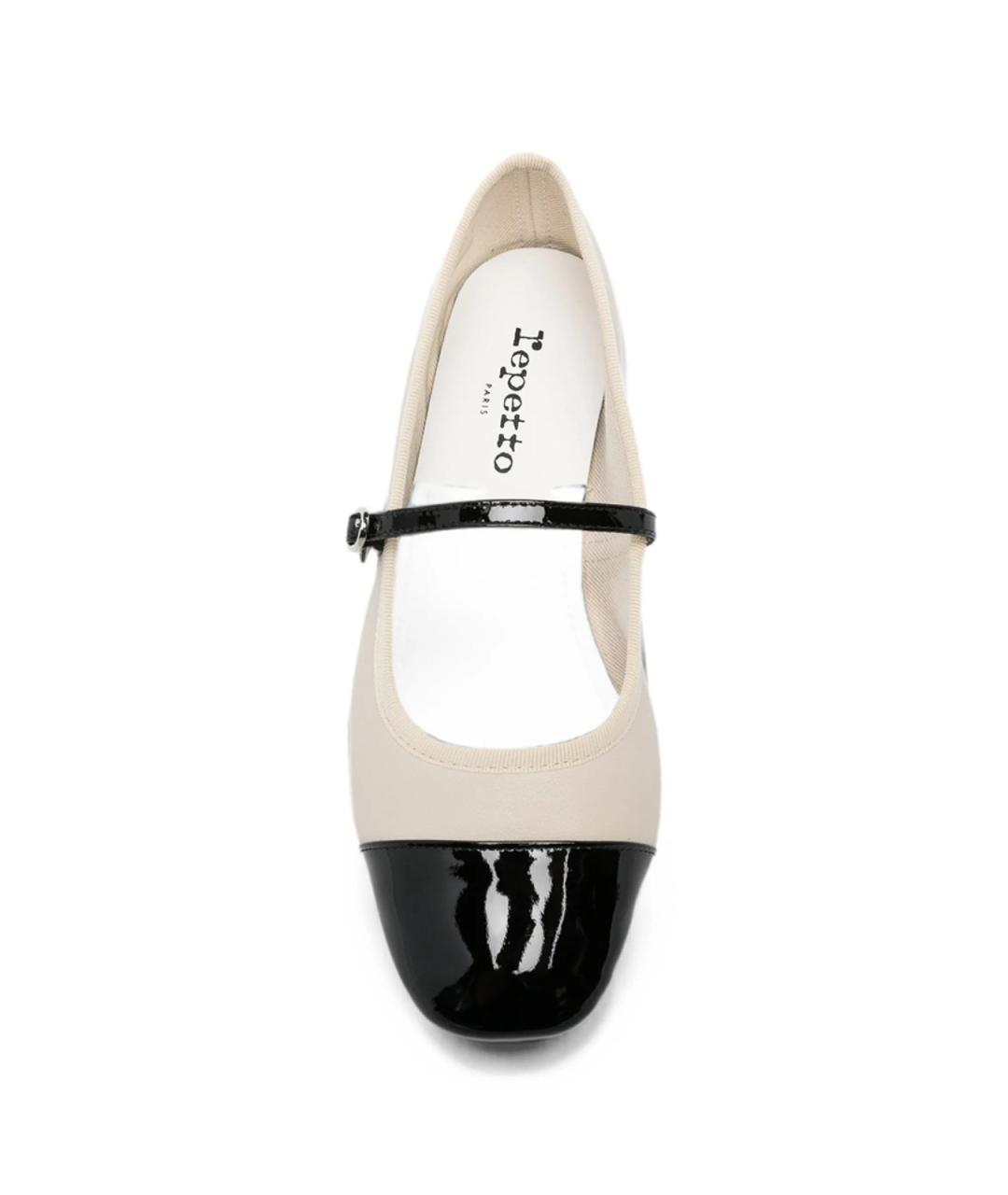 REPETTO Бежевые кожаные балетки, фото 3